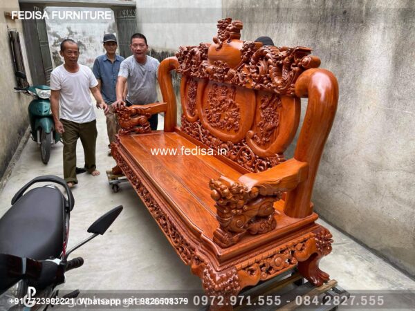 Wooden Sofa Set Wooden New Sofa Set Price No-8034 Latest Wooden Sofa