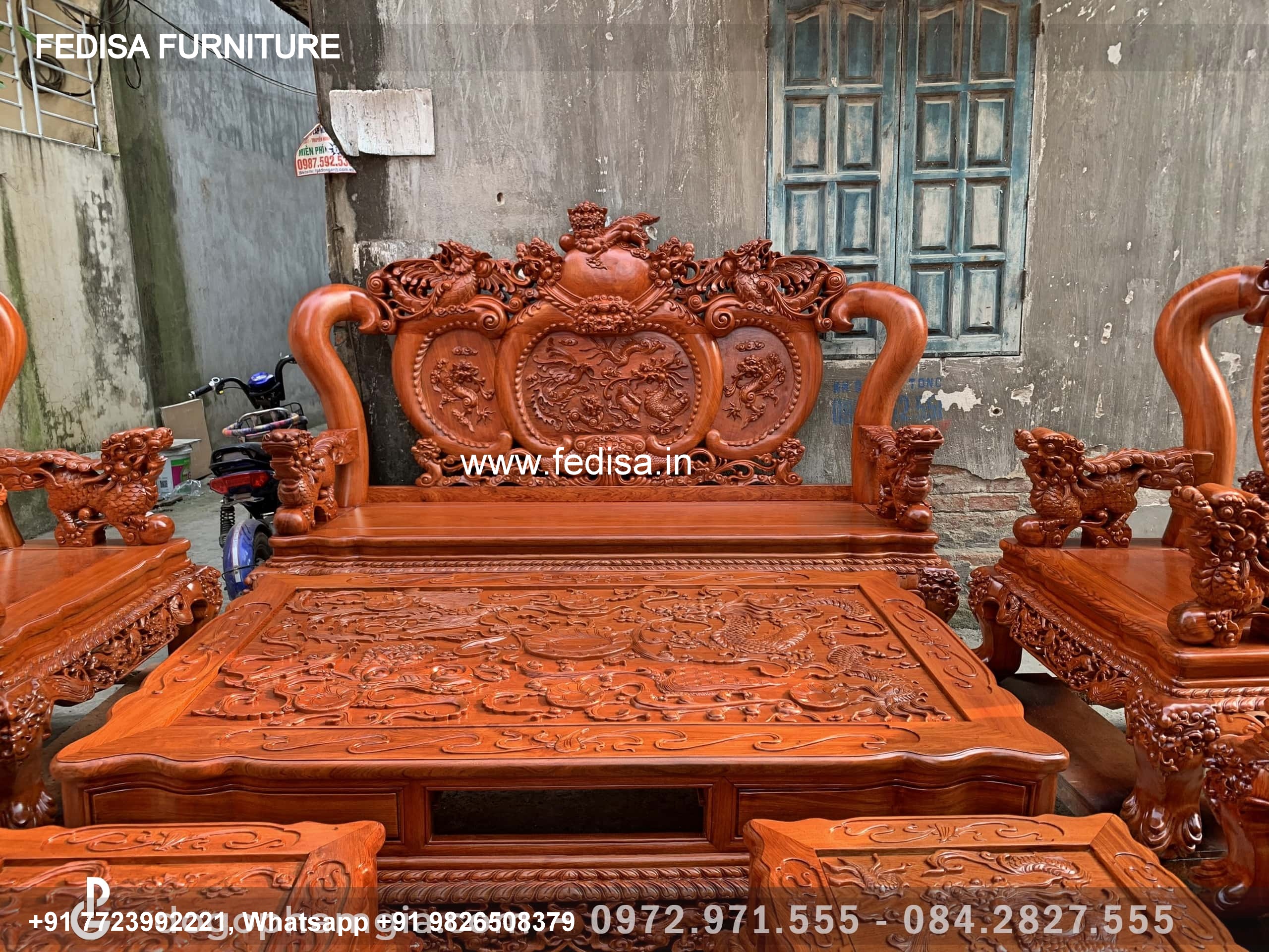 Wooden Sofa Set Wooden Second Hand Sofa Set Online No-8039 Wooden Sofa Set Near Me