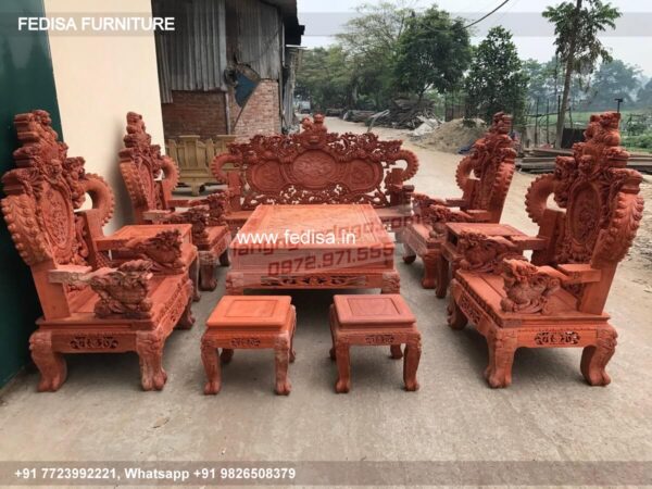 Wooden Sofa Set Wooden Shobha Set No-8044 Wooden Frame Sofa Set