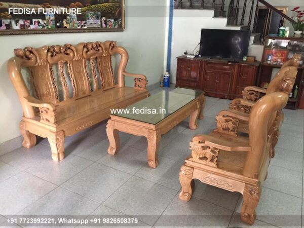 Wooden Sofa Set Wooden Simple Sofa Set Price No-8046 Royal Oak Wooden Sofa Set