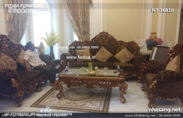 Wooden Sofa Set Wooden Blue Sofa Sectional No-8165 Flipkart Wooden Sofa Set