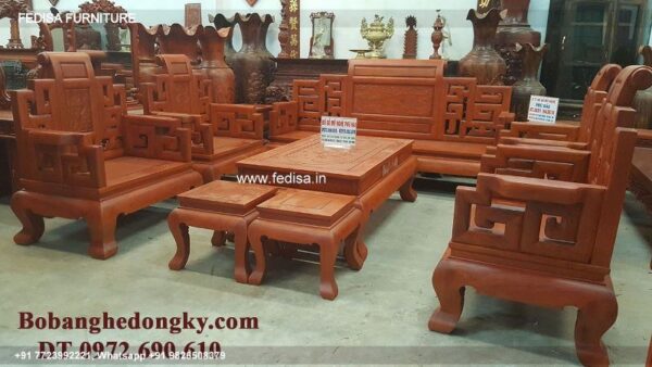 Wooden Sofa Set Wooden Setty For Living Room No-8190 Wooden Sofa Set
