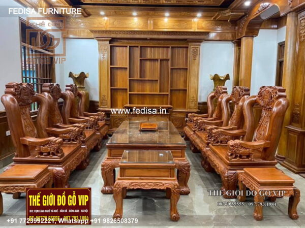 Wooden Sofa Set Wooden 8 Piece Leather Sofa Set No-8262 Wooden Settee