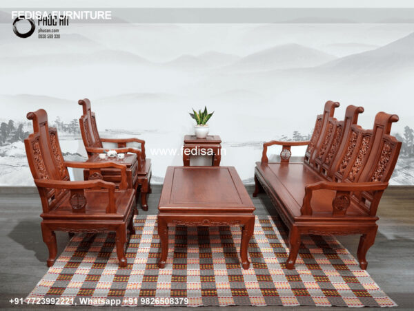 Wooden Sofa Set Wooden Setty For Drawing Room No-8267 Wooden Sofa Online