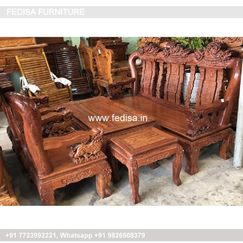 Wooden Sofa Set Wooden L Shape Leather Sofa Set No-8290 Best Wooden Sofa