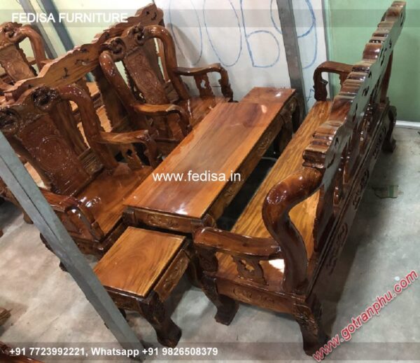 Wooden Sofa Set Wooden Sofa Sit No-8316 20 Seater Wooden Sofa Set