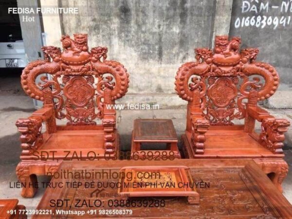 Wooden Sofa Set Wooden American Sofa Set No-8346 Wooden Carved Sofa Set