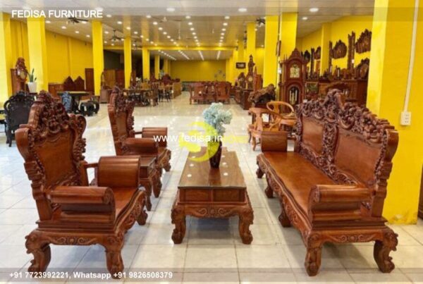Wooden Sofa Set Wooden Chesterfield Living Room Set No-8360 Flipkart Wooden Sofa Set