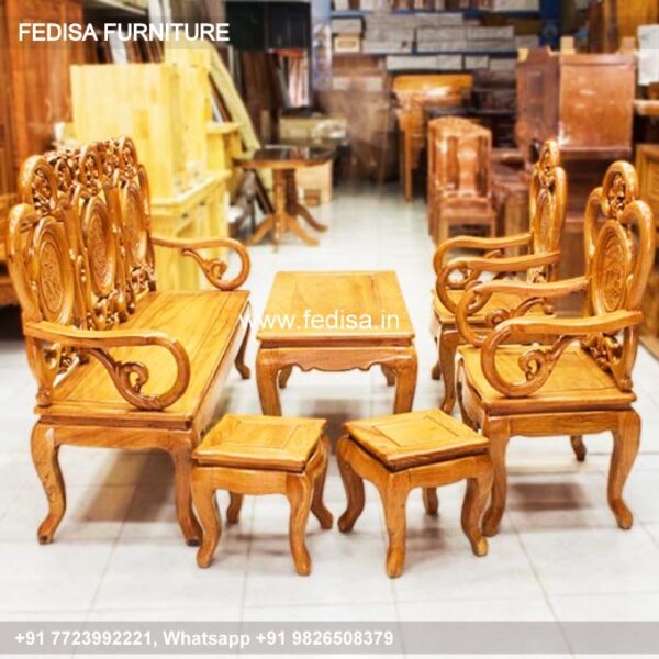 Wooden Sofa Set Wooden Blue Sofa Set Living Room No-8386 Wooden Sofa Set Price