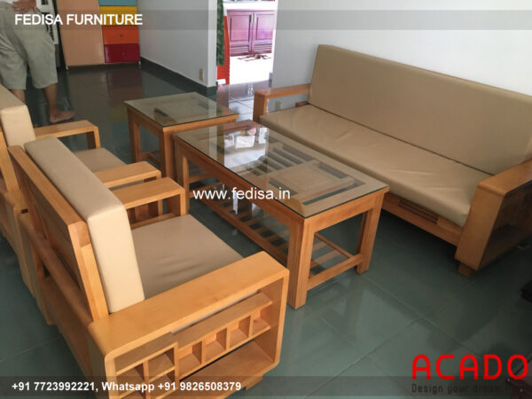 Wooden Sofa Set Wooden Bed Come Sofa Set No-8417 Wooden Sofa Set Under 10016