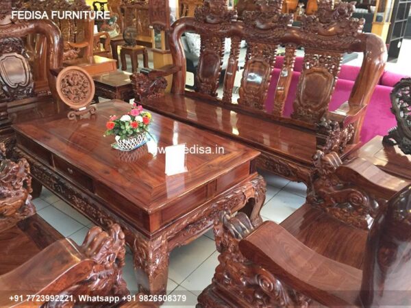 Wooden Sofa Set Wooden Adorn Homez No-8440 Wooden Sofa Set Low Price
