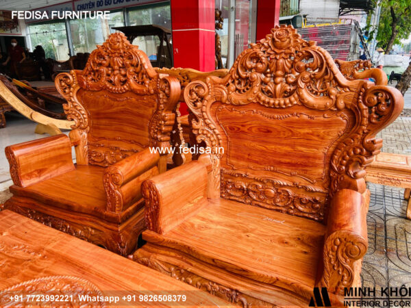 Wooden Sofa Set Wooden Royal Furniture Sofa Set No-8454 Wooden Sofa Set Online