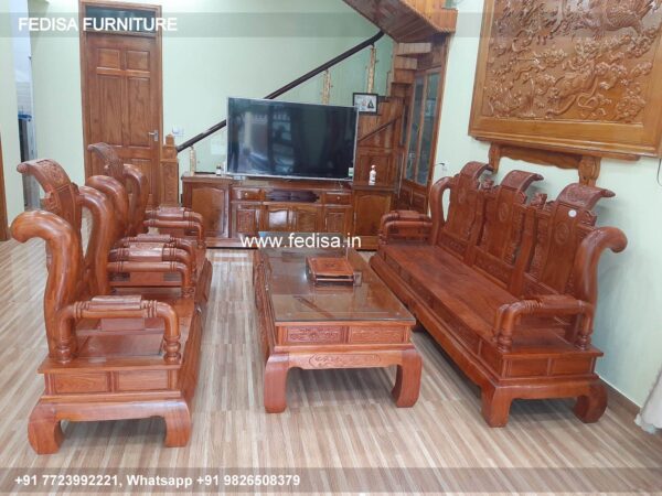 Wooden Sofa Set Wooden Cream Leather Living Room Set No-8506 Second Hand Wooden Sofa