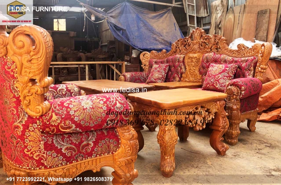 Wooden Sofa Set Wooden Latest Wooden Sofa No-8566 Royal Oak Wooden Sofa Set