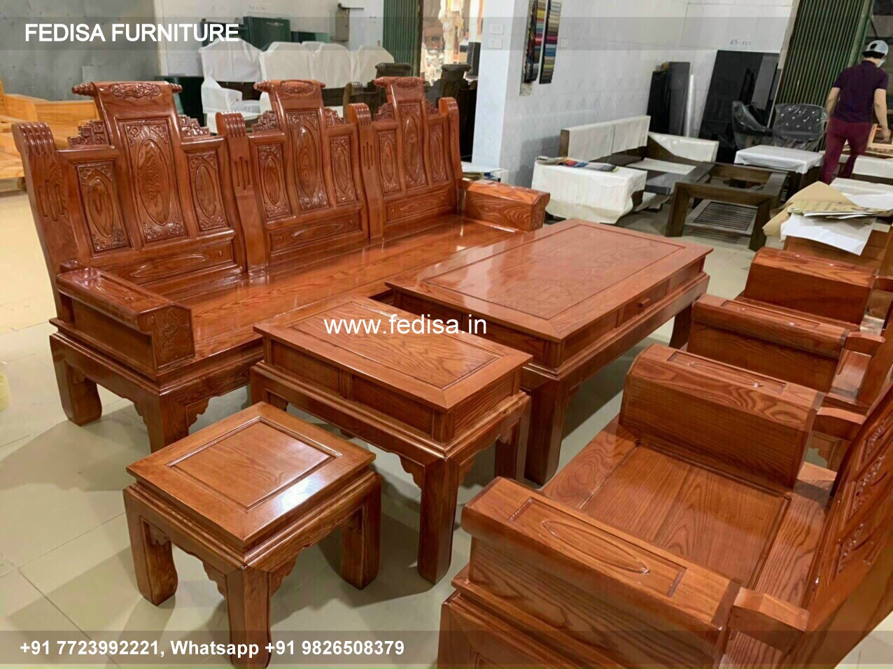 Wooden Sofa Set Wooden Sofa Set Maharaja Style No-8696 Royal Oak Wooden Sofa Set