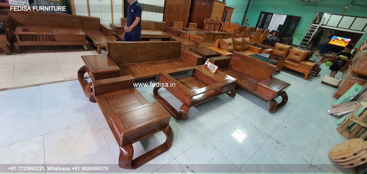 Wooden Sofa Set Wooden Sarung Sofa Set No-8753 Wooden Sofa 5 Seater