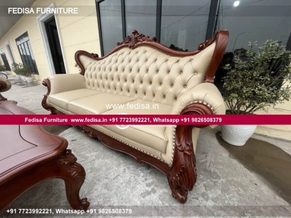 Wooden Sofa Set Wooden Corduroy Sofa Set No-8790 L Shape Sofa Set Wooden