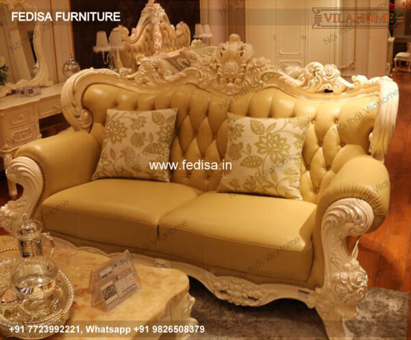 Wooden Sofa Set Wooden Moongil Sofa No-8861 95 Seater Wooden Sofa Set