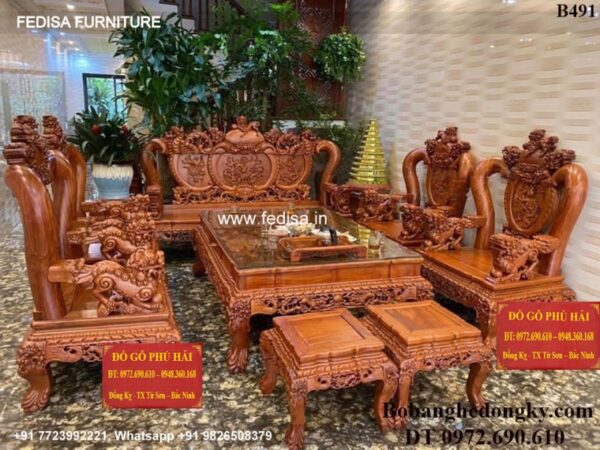 Wooden Sofa Set Wooden Three Set Sofa No-8990 28 Seater Wooden Sofa Below 10000