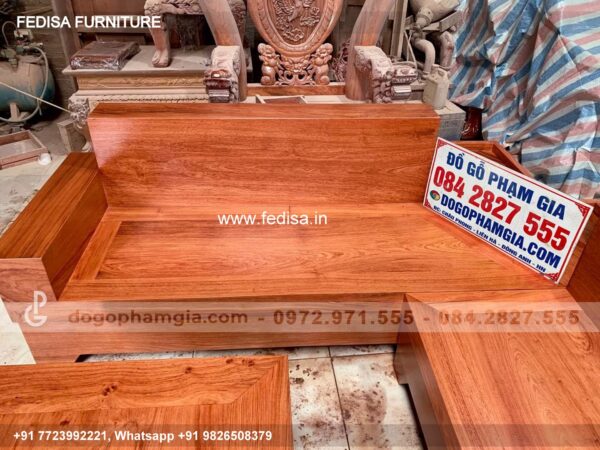 Wooden Sofa Set Wooden L Shape Sofa Bed No-9070 Wooden Sofa Frame Manufacturers
