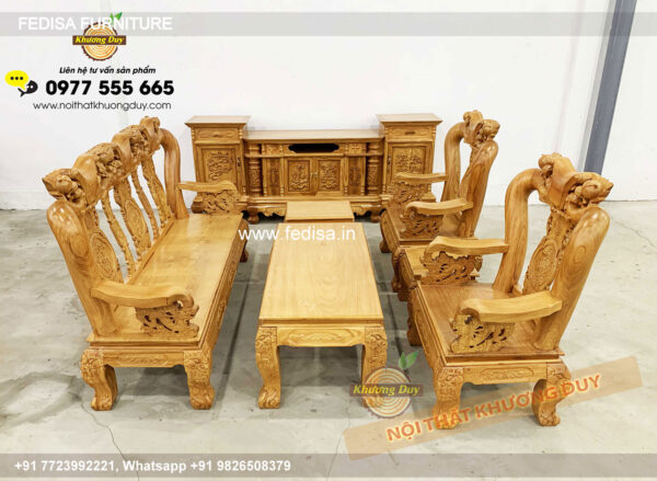 Wooden Sofa Set Wooden Designer Sofa Set No-9093 Wooden Sofa Set Online