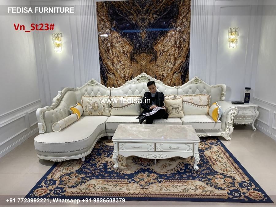 Wooden Sofa Set Wooden Leather Sofa Sectional No-9148 Luxury Wooden Sofa Set