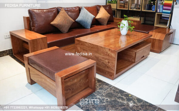 Wooden Sofa Set Wooden Sofa Modular Set No-9241 45 Seater Wooden Sofa Set