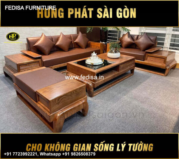 Wooden Sofa Set Wooden Leather L Shaped Sectional No-9242 Ikea Wooden Sofa Set