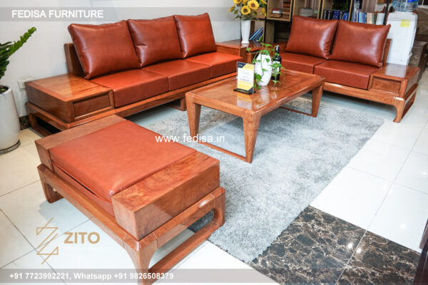 Wooden Sofa Set Wooden Rexine Sofa Set No-9244 Amazon Sofa Set Wooden