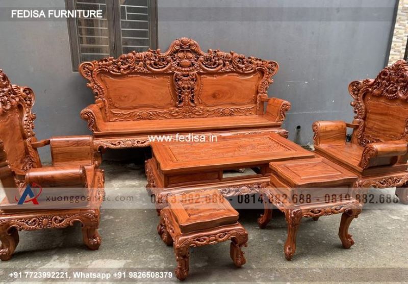 Wooden Sofa Set Wooden Corner Sofa Set Price No-9268 Wooden Frame Sofa Set