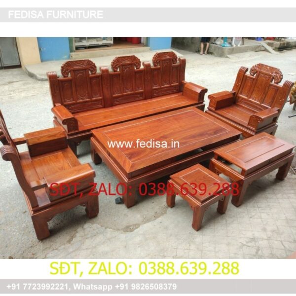 Wooden Sofa Set Wooden Farnichar Sofa Set No-9390 Godrej Wooden Sofa