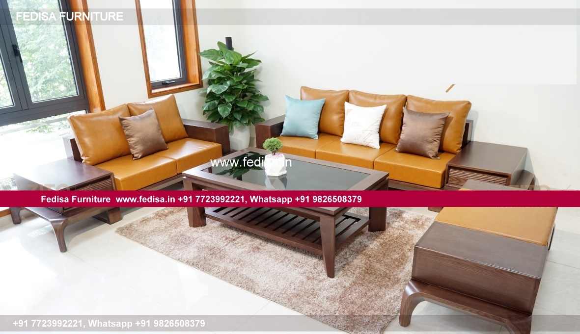 Wooden Sofa Set Wooden Westido No-9414 Wooden Sofa Set