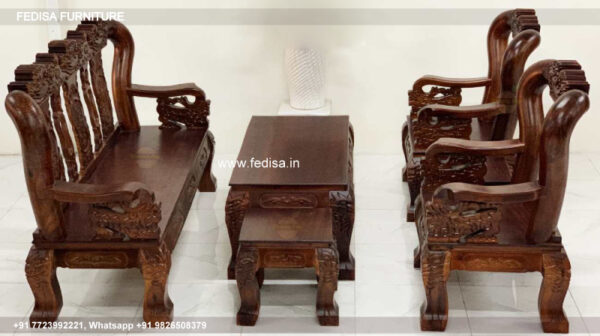 Wooden Sofa Set Wooden U Sectional Sofa No-9428 Wooden Sofa Cushion Set
