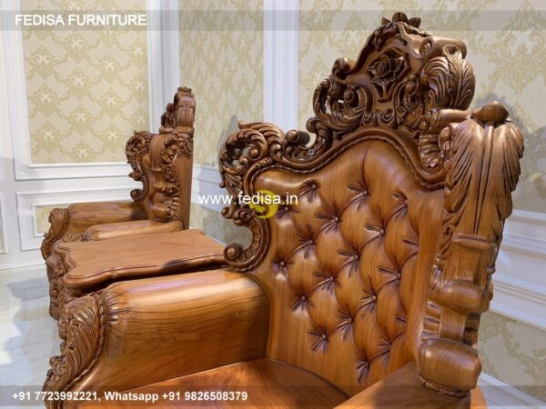 Wooden Sofa Set Wooden Minimalist Sofa Set No-9474 Old Wooden Sofa Set Olx