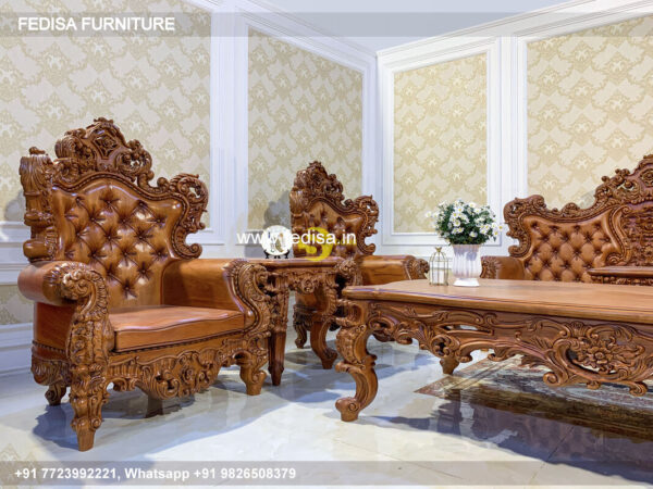 Wooden Sofa Set Wooden 9 Set Sofa No-9486 Wooden Settee