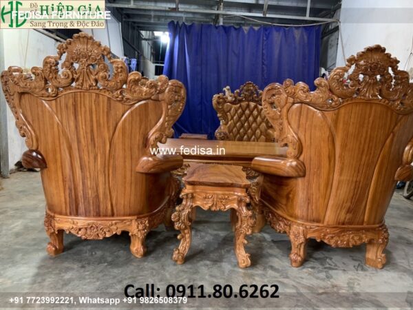 Wooden Sofa Set Wooden Maharaja Style Sofa No-9526 Maharaja Wooden Sofa Set