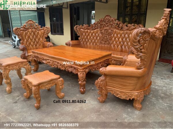 Wooden Sofa Set Wooden Ivory Sofa Set No-9528 Wooden Frame Sofa Set