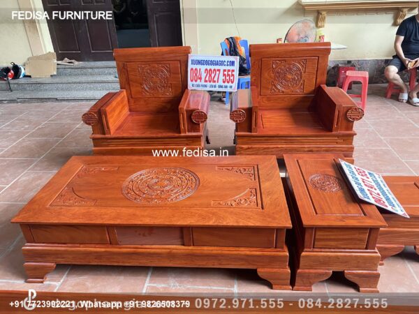 Wooden Sofa Set Wooden Sofa Set 2027 No-9566 65 Seater Wooden Sofa Set