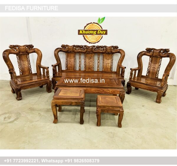 Wooden Sofa Set Wooden Small Living Room Furniture Sets No-9594 Wooden Setty Set