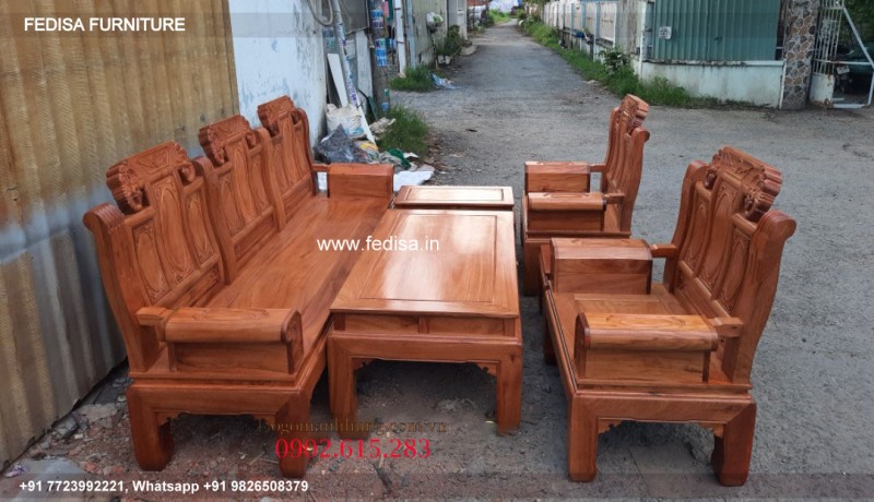 Wooden Sofa Set Wooden Sofa Set With Teapoy No-9645 Simple Sofa Set Wooden