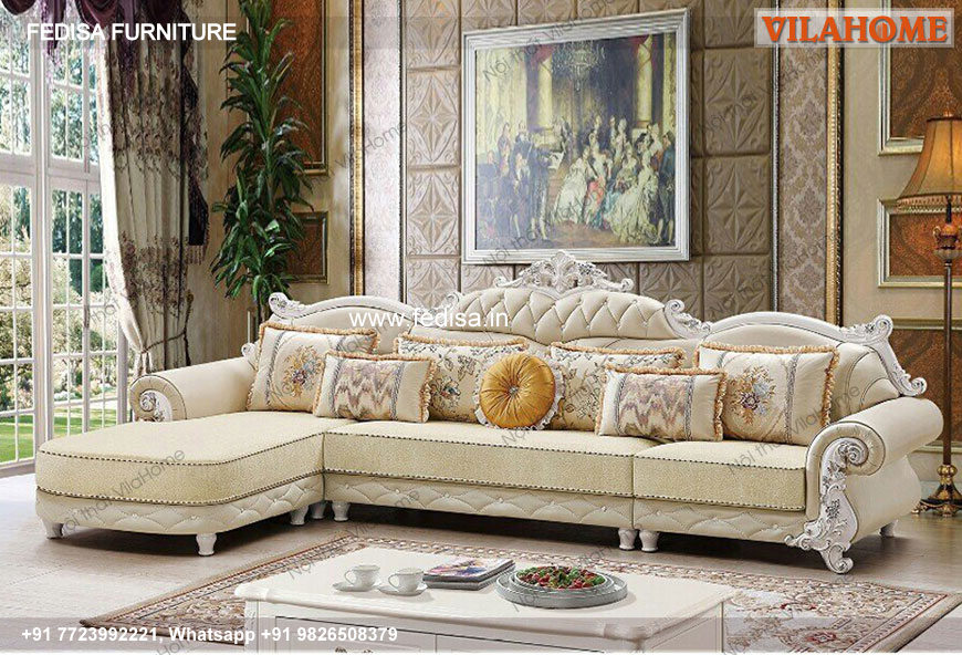 Wooden Sofa Set Wooden Affordable L Shaped Couch No-9680 L Shape Wooden Sofa