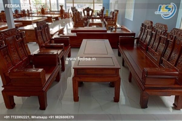 Wooden Sofa Set Wooden Red Living Room Sets No-9778 Latest Wooden Sofa