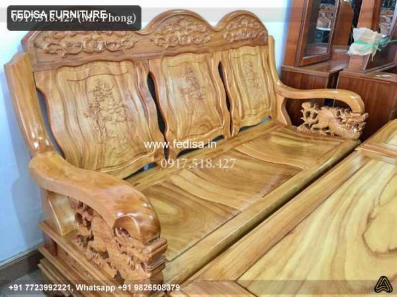 Wooden Sofa Set Wooden 14 Seater Sofa With Table No-9801 Maharaja Sofa Wooden