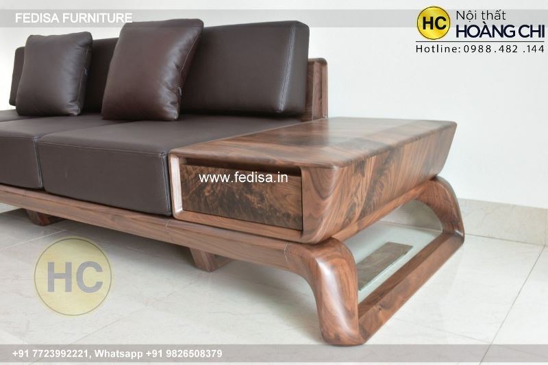 Wooden Sofa Set Wooden 14 Seater Leather Sofa Set No-9878 Wooden Setty