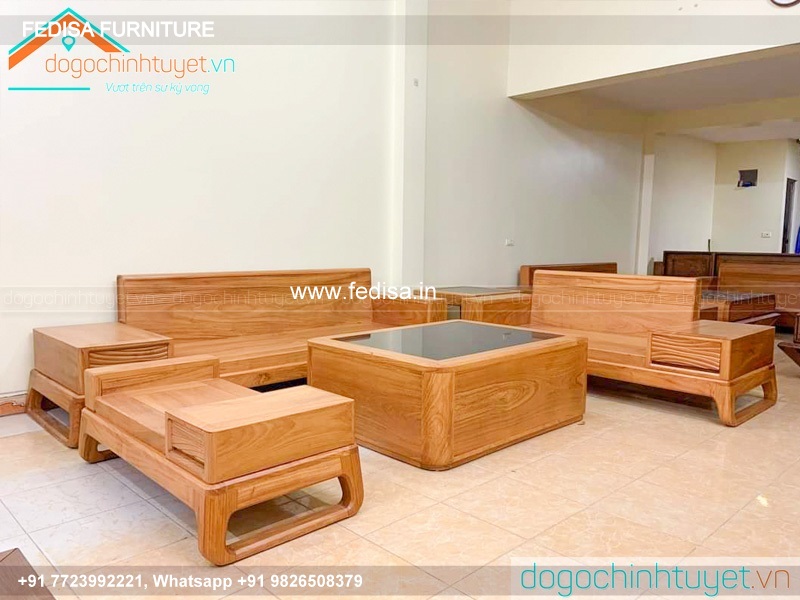 Wooden Sofa Set Wooden White Leather Furniture Set No-9904 Best Wooden Sofa