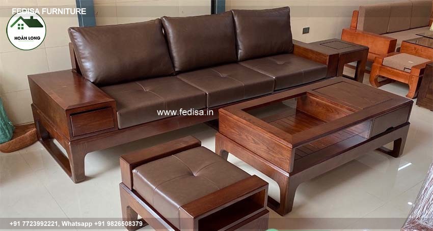 Wooden Sofa Set Wooden New Modern Sofa Set No-9921 Designer Wooden Sofa Set