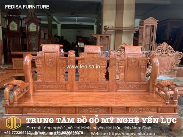 Wooden Sofa Set Wooden Sofa 3 2 1 Seater No-10049 Wooden Setty Set