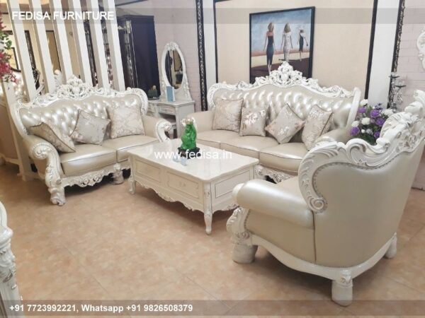Wooden Sofa Set Wooden 2pc Living Room Set No-10058 Luxury Wooden Sofa Set