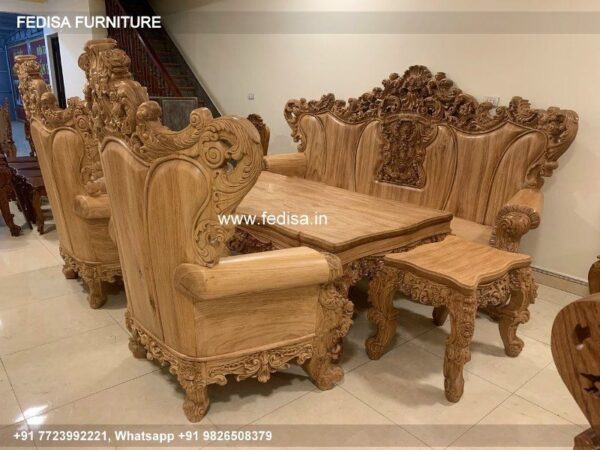 Wooden Sofa Set Wooden L Shaped Sofa With Storage And Bed No-10134 Wooden Sofa Price