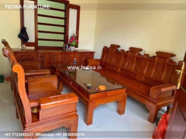Wooden Sofa Set Wooden 12 Seater Sofa Under 10000 No-10147 Simple Wooden Sofa Set
